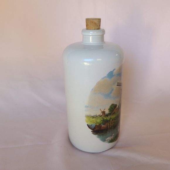 Vintage MKM Max Kruger Stoneware Pottery Salt Glaze Holland Windmill Wine Jug - Picture 6 of 9